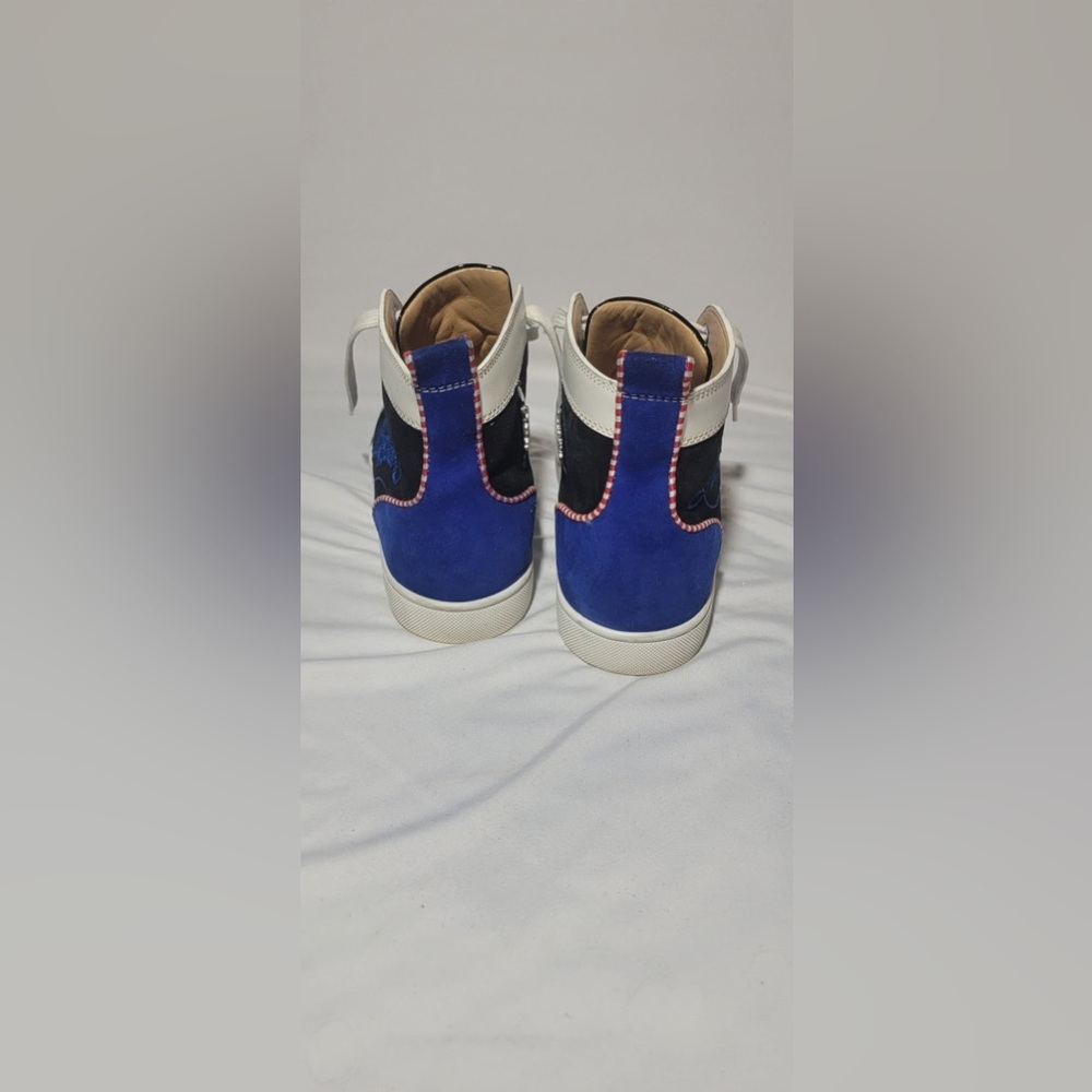 Christian Lounoutin Red Bottoms Men’s High Tops Size 41 8 US - Picture 4 of 7